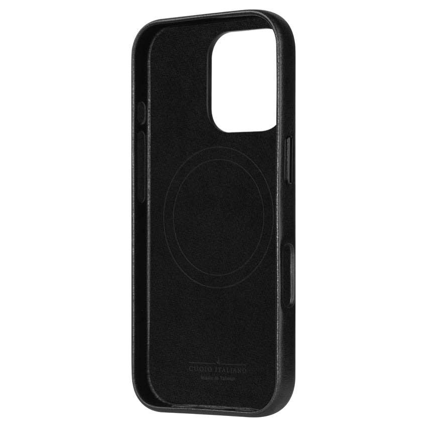 Alto Clop Leather Magnetic Case for iPhone 16 Pro Max - Raven