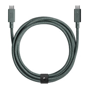 Nativeunion Belt Cable Pro USB-C to USB-C 2.4m - Slate Green