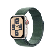 Apple AW 40mm Starlight Aluminium Case SE G2 GPS + Cellular - Lake Green Sport Loop