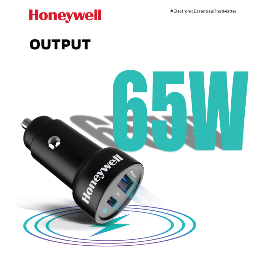 Honeywell Micro CLA 65W PD Smart Car Charger