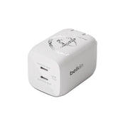 BELKIN BOOST CHARGE Pro Dual USB-C GaN Wall Charger with PD3.0 PPS 65W - Mickey Mouse