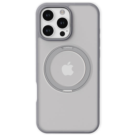 เคสกันกระแทก Torras Ostand Pro สำหรับ iPhone 16 Pro Max สี Titanium Grey จากแบรนด์ TORRAS