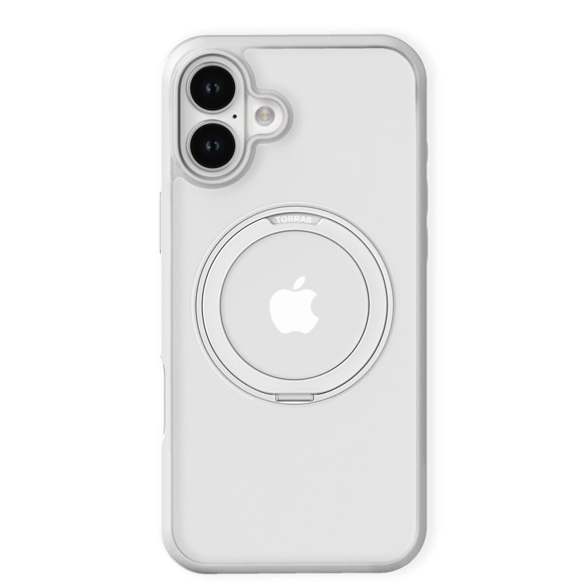 เคสกันกระแทก Torras Ostand Pro สำหรับ iPhone 16 สี White จากแบรนด์ TORRAS