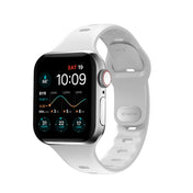 NOMAD Sport Slim FKM for Apple Watch 40/41mm White - Silver Hardware