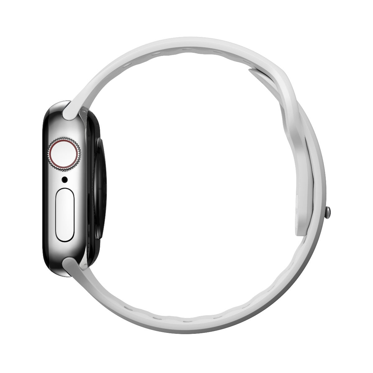 NOMAD Sport Slim FKM for Apple Watch 40/41mm White - Silver Hardware