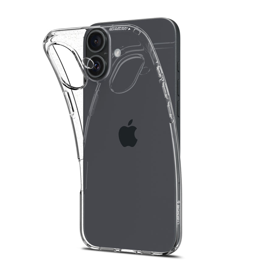 SPIGEN Liquid Crystal for iPhone 16 - Crystal Clear