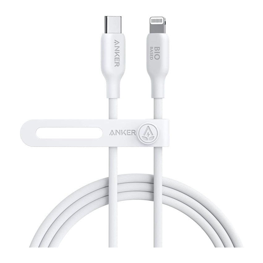 Anker 542 USB-C to Lightning Cable (Bio-Based) 3ft, 90cm - White