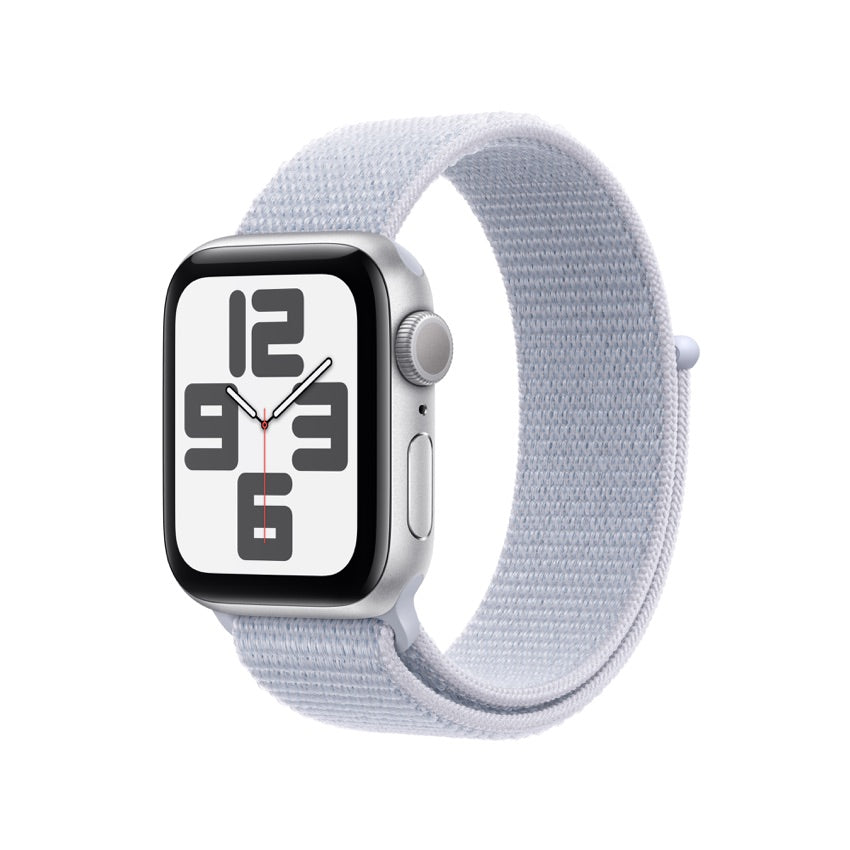 Apple AW 40mm Silver Aluminium Case SE G2 GPS - Blue Cloud Sport Loop