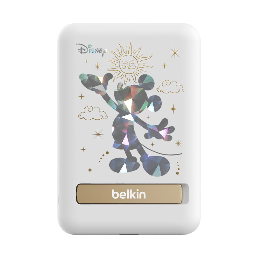 Belkin Boost Charge Magnetic 7.5W Wireless Power Bank 5,000 mAh with Kickstand - Star Mickey