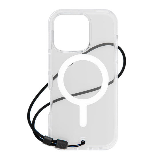 เคส Bodyguardz Ace Pro รองรับ MagSafe สำหรับ iPhone 16 Pro สี Clear/White  จากแบรนด์ BODYGUARDZ