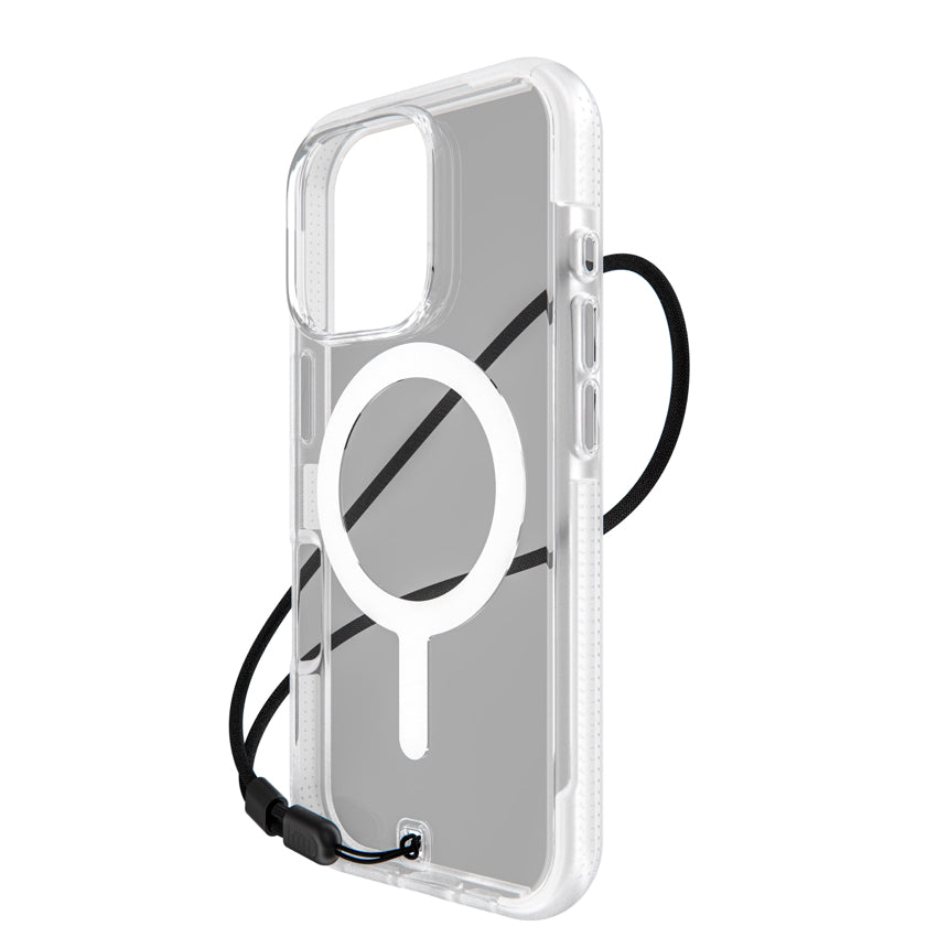 iPhone 16 Pro Case Bodyguardz Ace Pro MagSafe - Clear/White