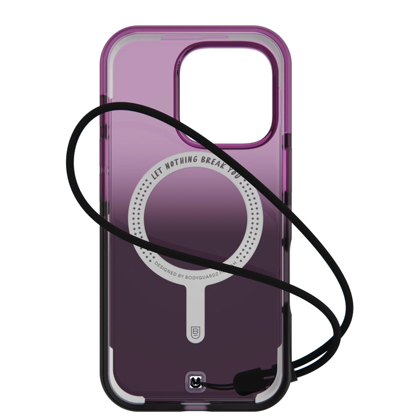 เคส Bodyguardz Ace Pro รองรับ MagSafe สำหรับ iPhone 16 Pro สี Purple/Ombre  จากแบรนด์ BODYGUARDZ