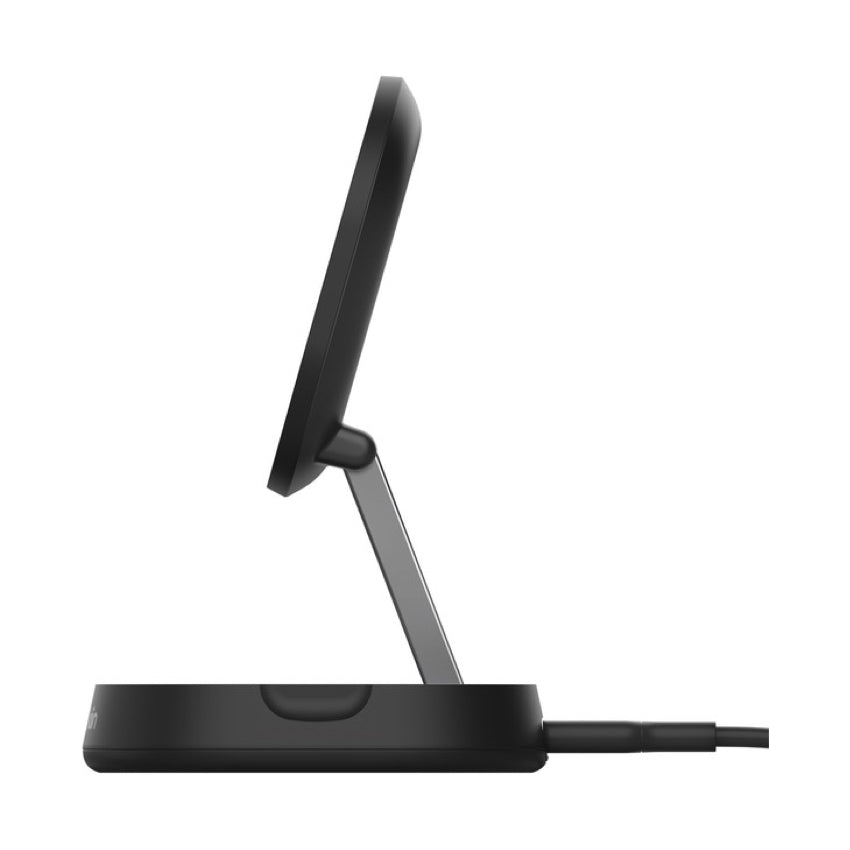 BELKIN BOOST CHARGE Qi2 Wireless Charging Pad 15W Travel Stand - Black