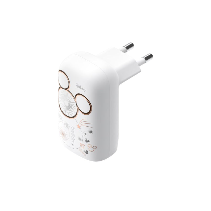 หัวชาร์จ Belkin BOOST CHARGE Trio USB-C PD3.1 PPS GaN 67W (ปลั๊ก TH) ลาย Mickey Mouse