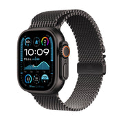 Apple AW 49mm Black Titanium Case Ultra 2 GPS + Cellular - Black Titanium Milanese Loop - S