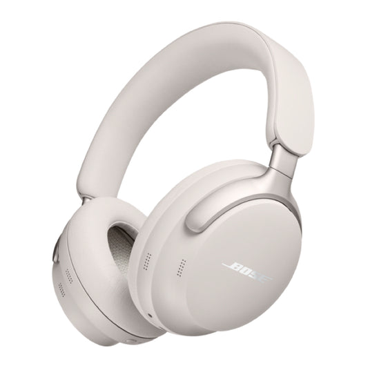 หูฟังไร้สายแบบครอบหู Bose Quietcomfort Ultra สี White เทคโนโลยีตัดเสียงรบกวนที่ดีที่สุด อายุการใช้งานแบตเตอรี่ยาวนานสูงสุด 24 ชั่วโมง สวมใส่สบาย