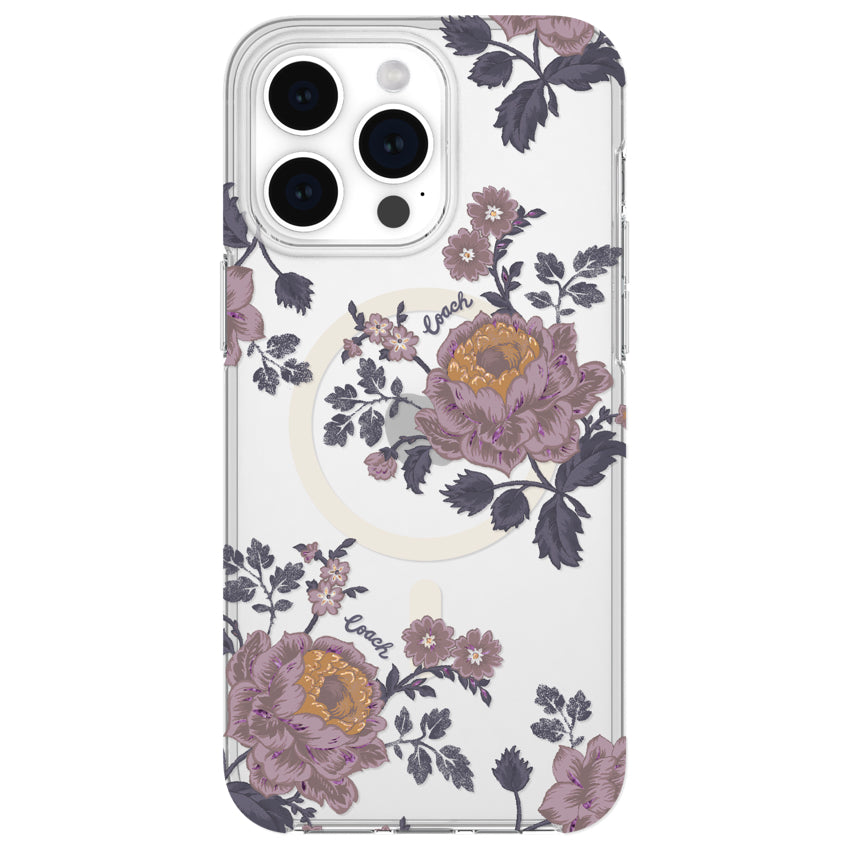 เคสกันกระแทก Coach Protective สำหรับ iPhone 15 Pro Max สี Moody Floral