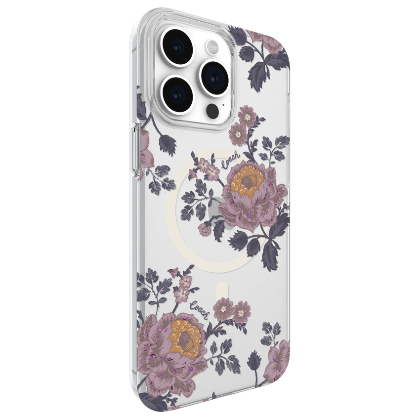 เคสกันกระแทก Coach Protective สำหรับ iPhone 15 Pro Max สี Moody Floral