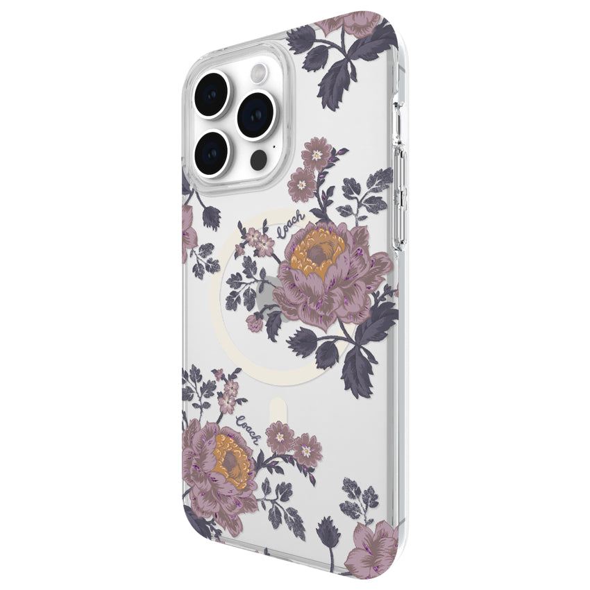 เคสกันกระแทก Coach Protective สำหรับ iPhone 15 Pro Max สี Moody Floral