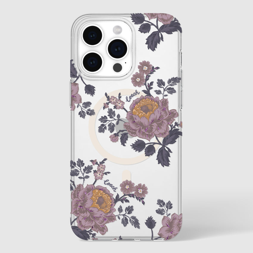 เคสกันกระแทก Coach Protective สำหรับ iPhone 15 Pro Max สี Moody Floral