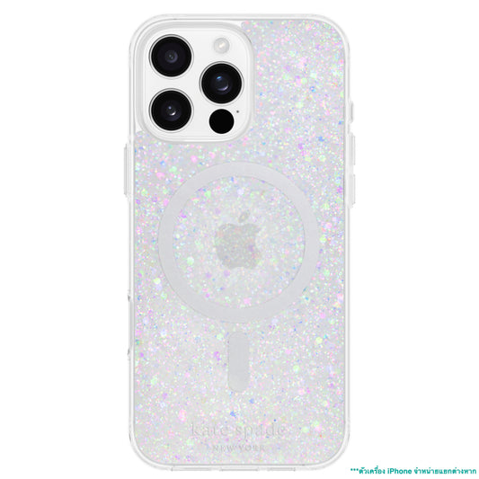 เคสกันกระแทก iPhone 16 Pro Max Kate Spade Prints MagSafe ลาย Chunky Glitter Iridescent