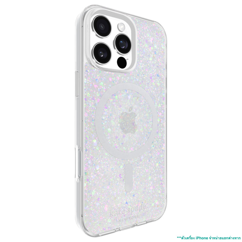 เคสกันกระแทก iPhone 16 Pro Max Kate Spade Prints MagSafe ลาย Chunky Glitter Iridescent