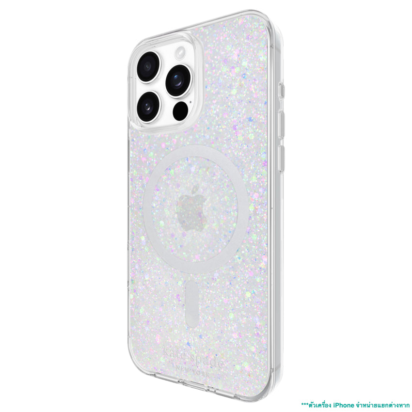 เคสกันกระแทก iPhone 16 Pro Max Kate Spade Prints MagSafe ลาย Chunky Glitter Iridescent