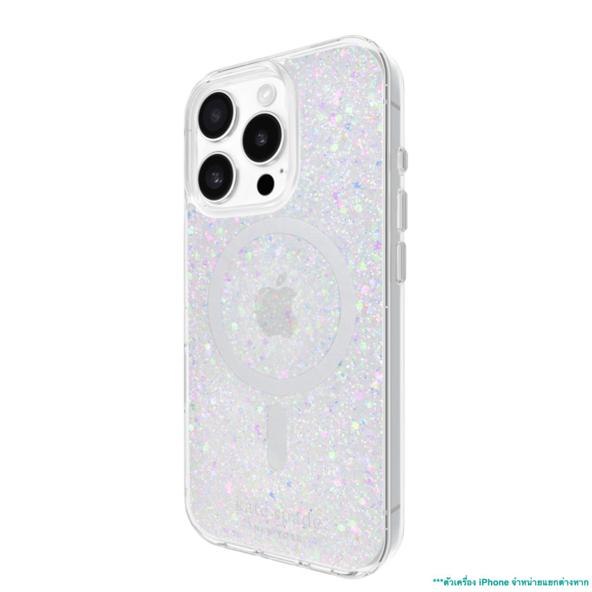 เคสกันกระแทก iPhone 16 Pro Kate Spade Prints MagSafe ลาย Chunky Glitter Iridescent