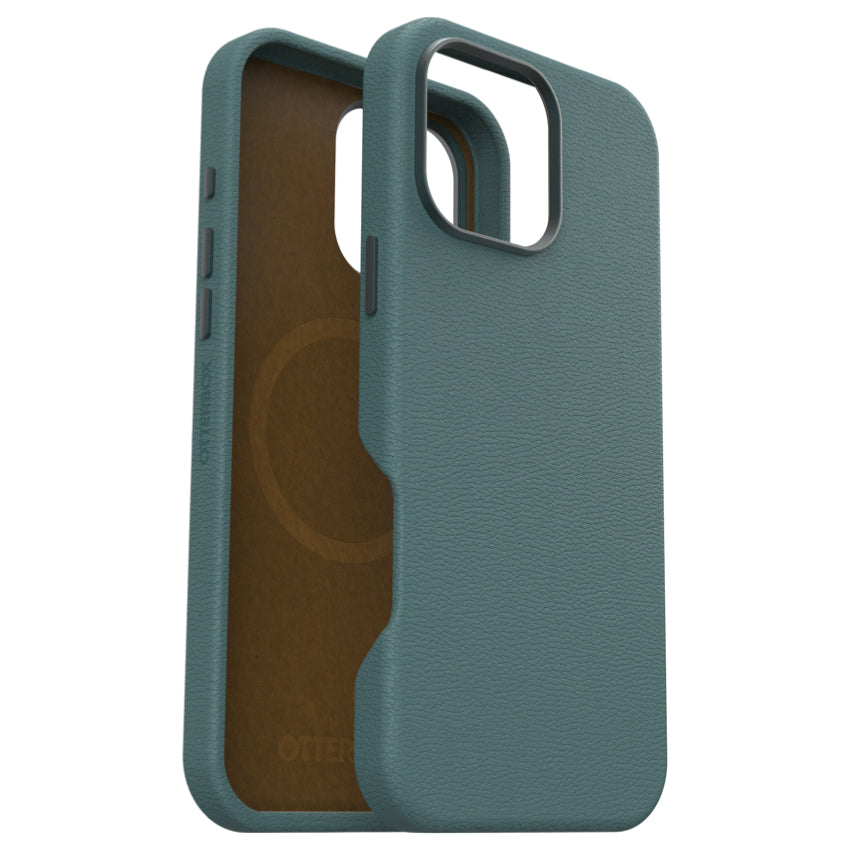 iPhone 16 Pro Max Case Otterbox Symmetry Cactus Leather - Juniper Sprig Green