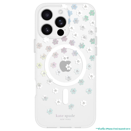 เคสกันกระแทก iPhone 16 Pro Max Kate Spade Prints MagSafe ลาย Chunky Glitter Iridescent