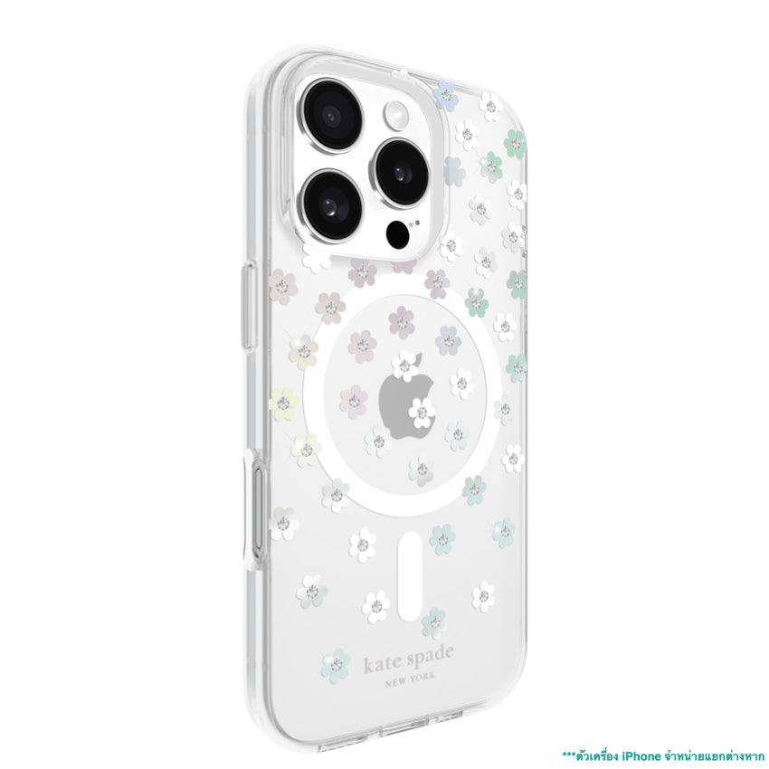 เคสกันกระแทก iPhone 16 Pro Kate Spade Prints MagSafe ลาย Scattered Flowers