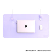 Function 101 Desk Mat Pro Purple + 2 Purple Cable Blocks