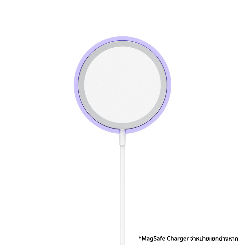 เคส Function 101 MagSafe Coaster สี Purple วัสดุซิลิโคนระดับพรีเมียม ป้องกันรอยขีดข่วน ป้องกันกระแทก 