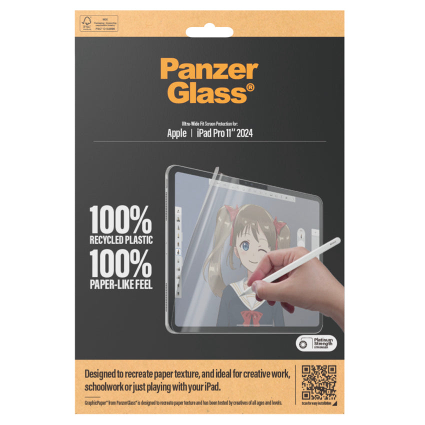 ฟิล์มกระดาษ Panzerglass GraphicPaper สำหรับ iPad Pro 11 G5