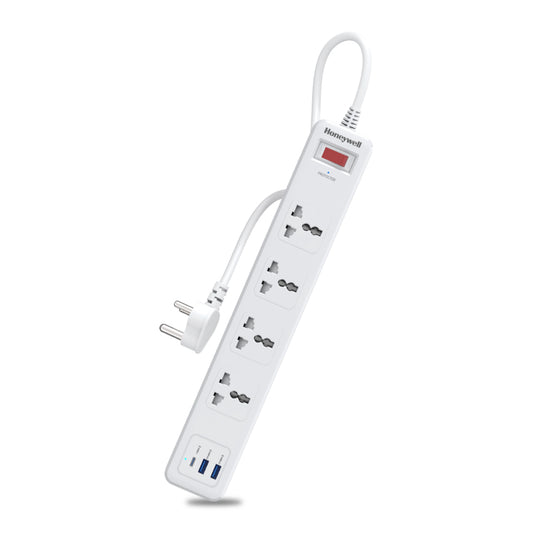 รางปลั๊กไฟ 4 ช่อง Honeywell 4 Outlet Surge Protector