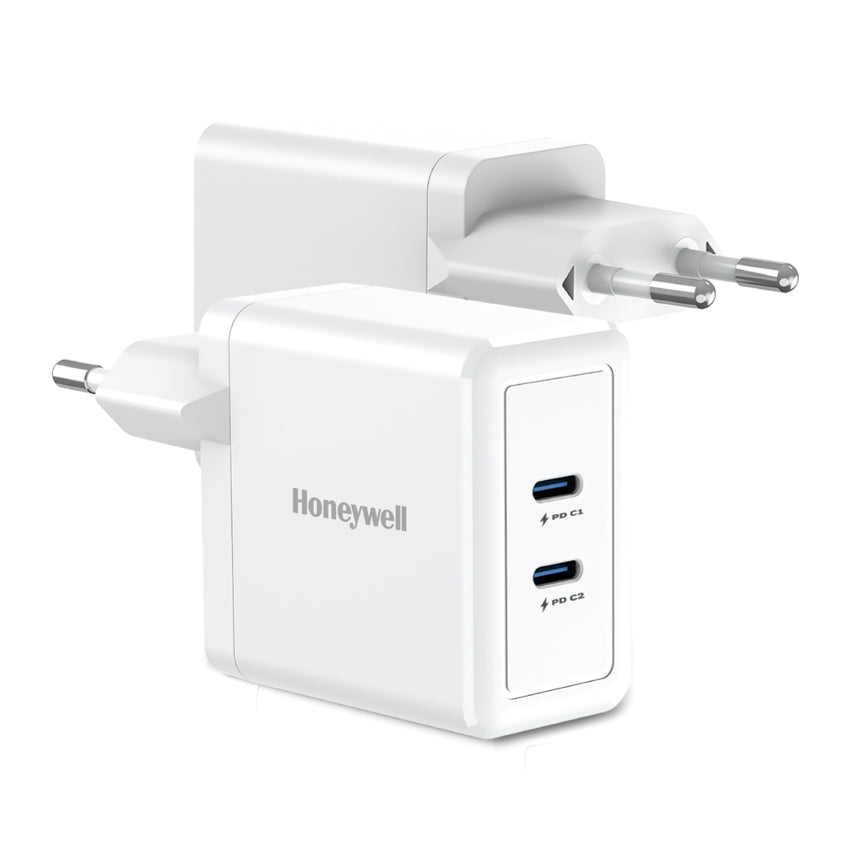 หัวชาร์จ Zest Charger เทคโนโลยี GaN ชาร์จเร็วสูงสุด 45 วัตต์ สี White แบรนด์ HONEYWELL