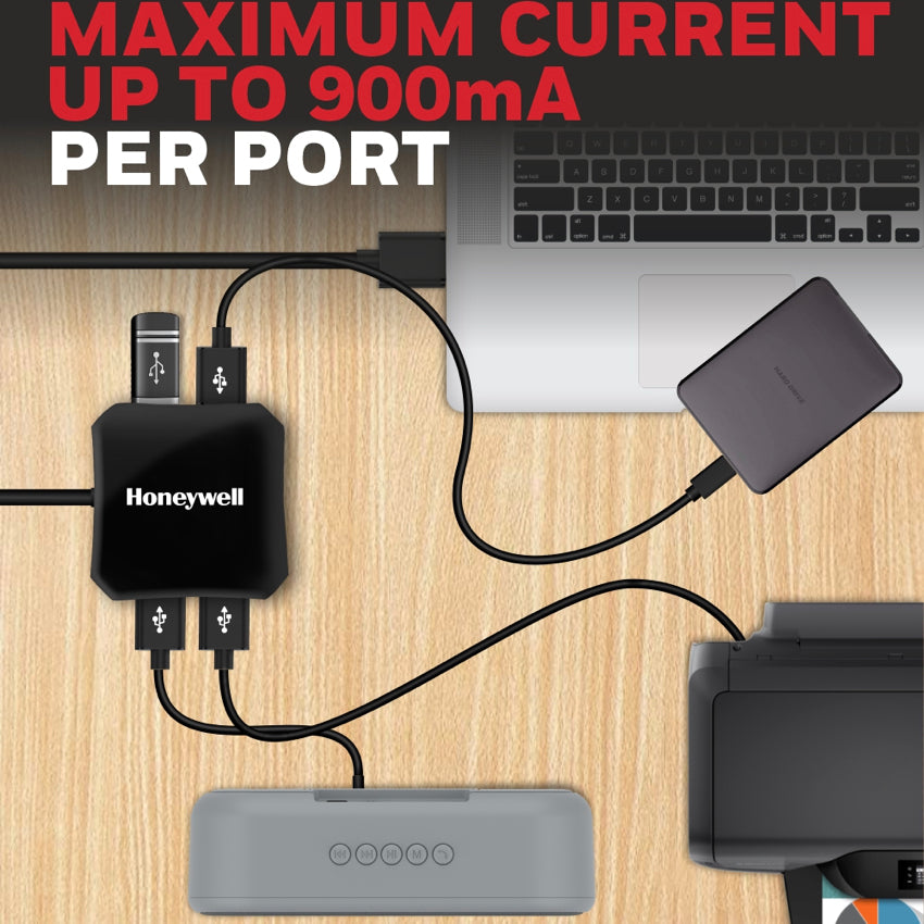 อุปกรณ์ฮับเชื่อมต่อ Honeywell Momentum 4 Port USB 3.0 HUB