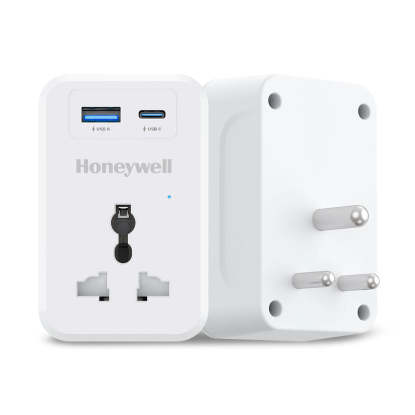 หัวชาร์จ Honeywell Surge Cube (USB-C และ USB-A 1 พอร์ต) จากแบรนด์ HONEYWELL