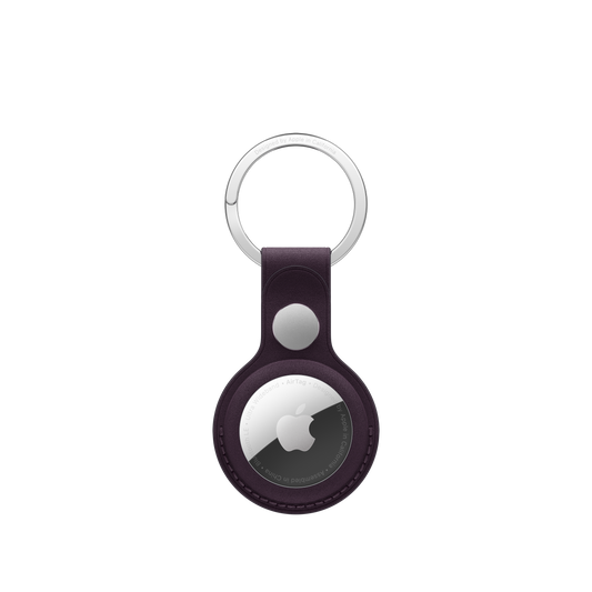 Apple AirTag FineWoven Key Ring - Blackberry