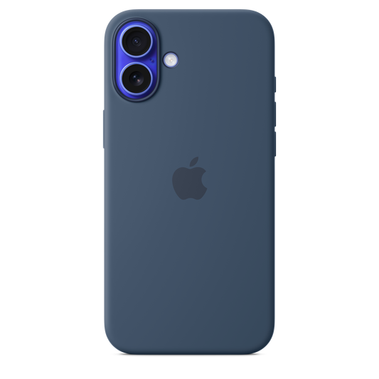 iPhone 16 Plus Silicone Case with MagSafe - Denim