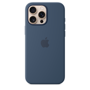 iPhone 16 Pro Max Silicone Case with MagSafe - Denim