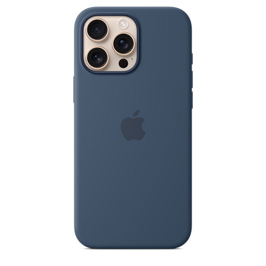 iPhone 16 Pro Max Silicone Case with MagSafe - Denim