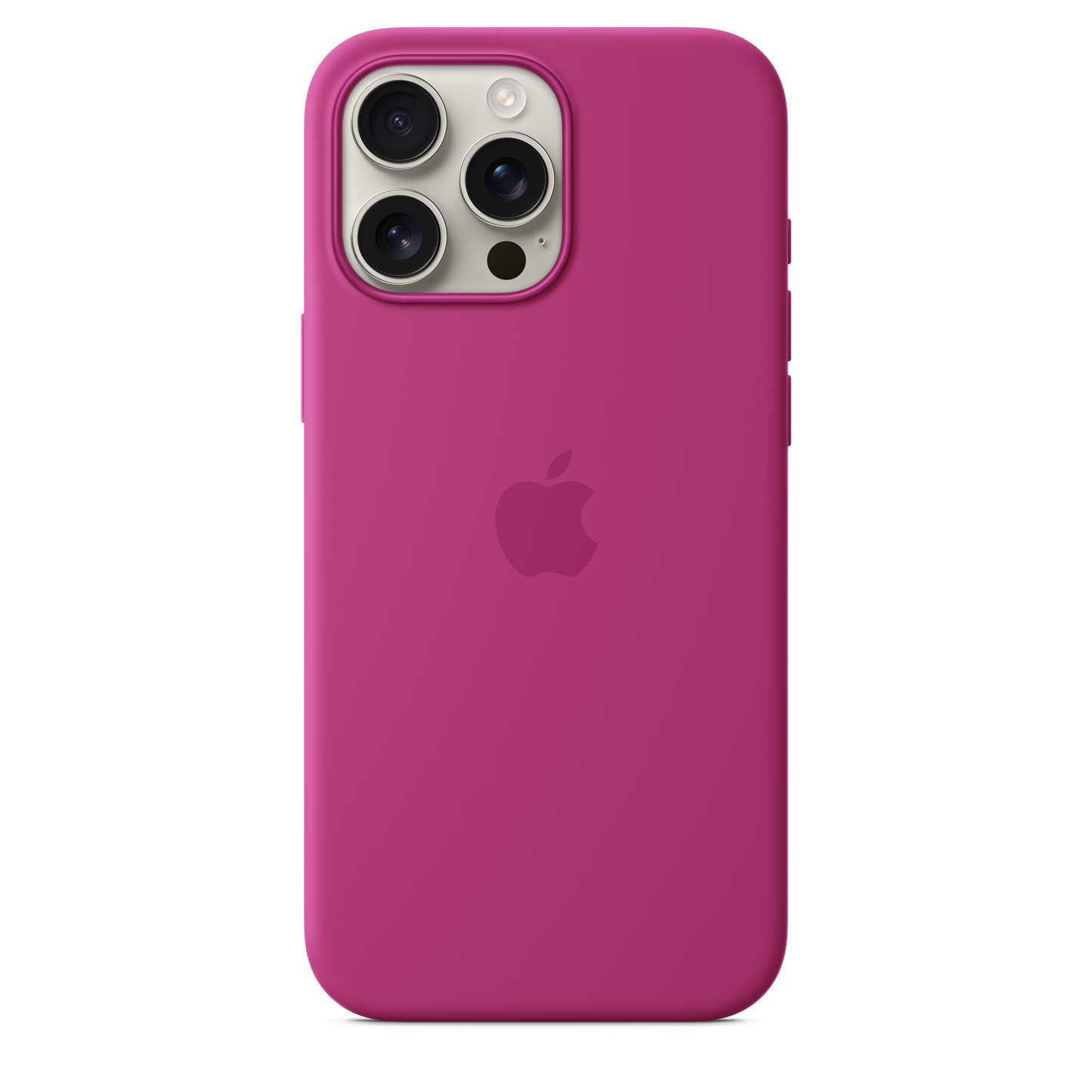 Apple Silicone Case MagSafe iPhone 16 Pro Max - Fuchsia