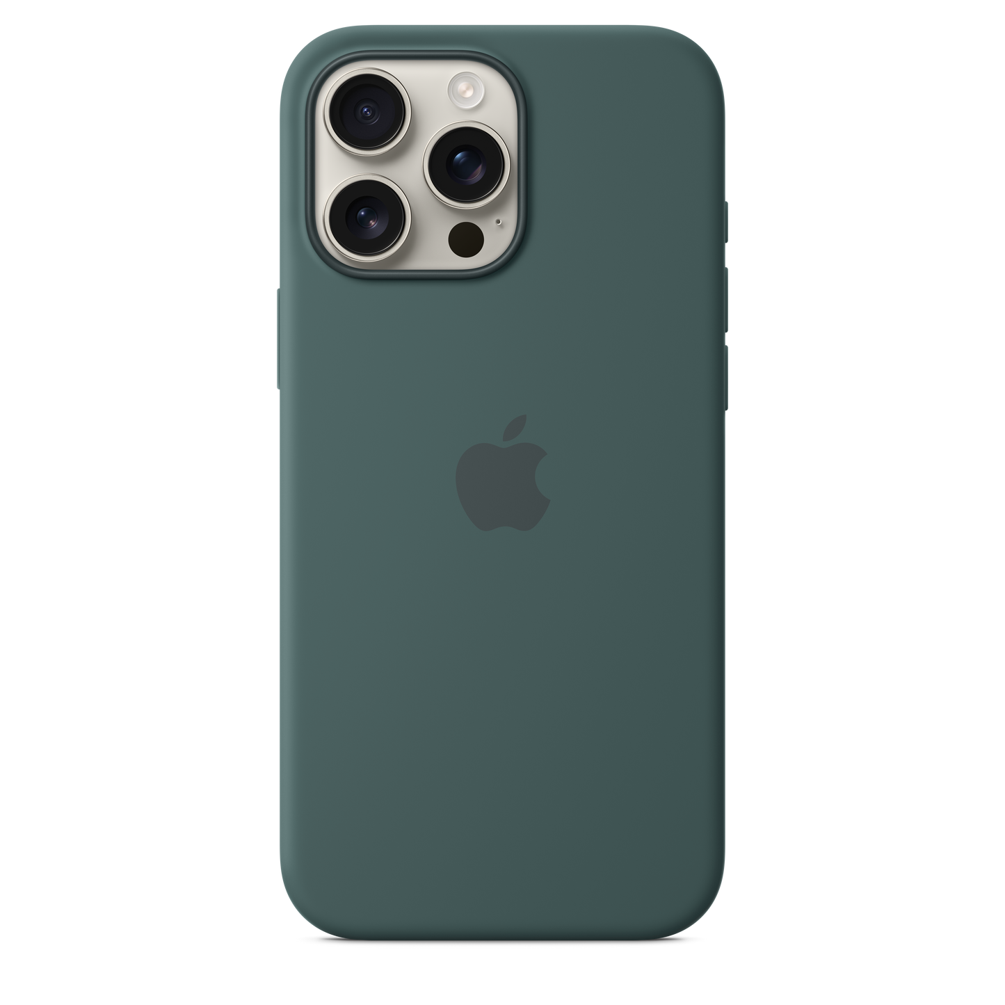 iPhone 16 Pro Max Silicone Case with MagSafe - Lake Green