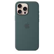 iPhone 16 Pro Max Silicone Case with MagSafe - Lake Green