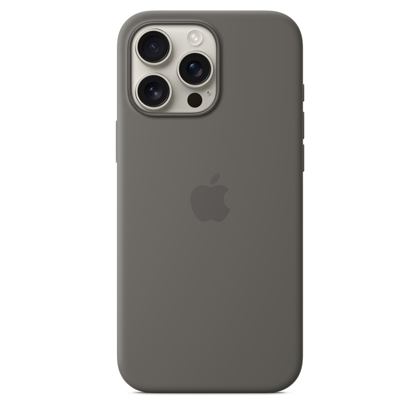 iPhone 16 Pro Max Silicone Case with MagSafe - Stone Grey