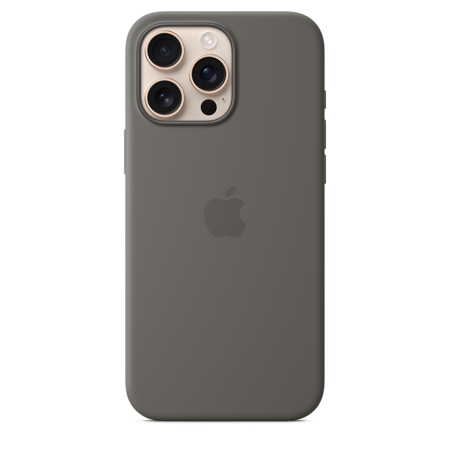 iPhone 16 Pro Max Silicone Case with MagSafe - Stone Grey