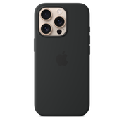 iPhone 16 Pro Silicone Case with MagSafe - Black