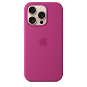 Apple Silicone Case MagSafe iPhone 16 Pro - Fuchsia