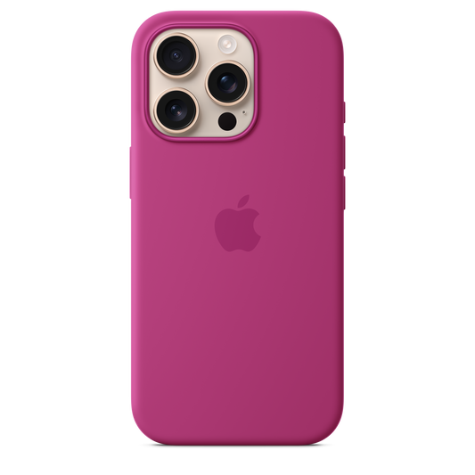 Apple Silicone Case MagSafe iPhone 16 Pro - Fuchsia